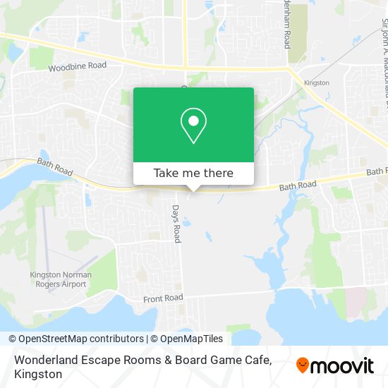 Wonderland Escape Rooms & Board Game Cafe map