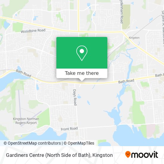 Gardiners Centre (North Side of Bath) map