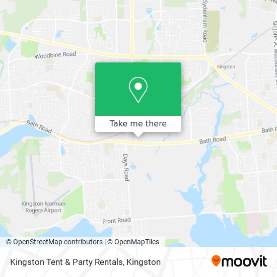 Kingston Tent & Party Rentals plan