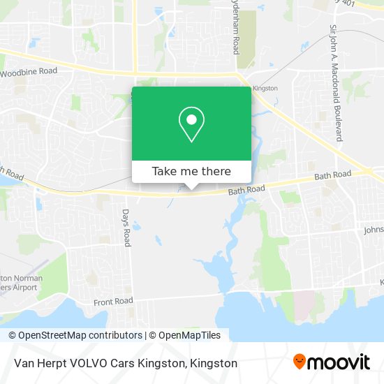 Van Herpt VOLVO Cars Kingston map