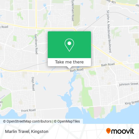 Marlin Travel map