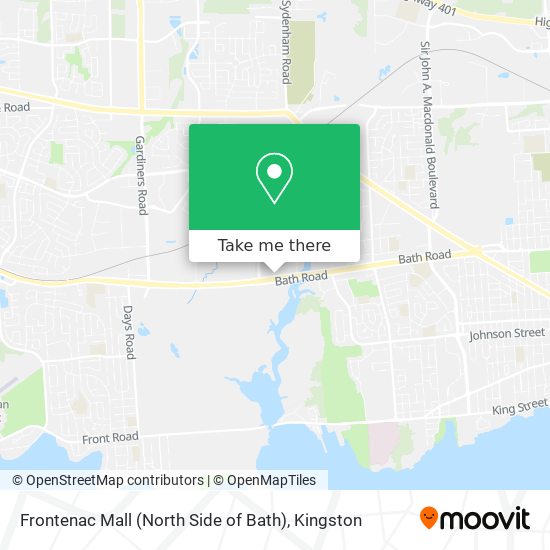 Frontenac Mall (North Side of Bath) map