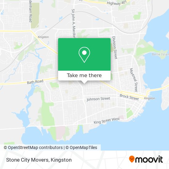 Stone City Movers map