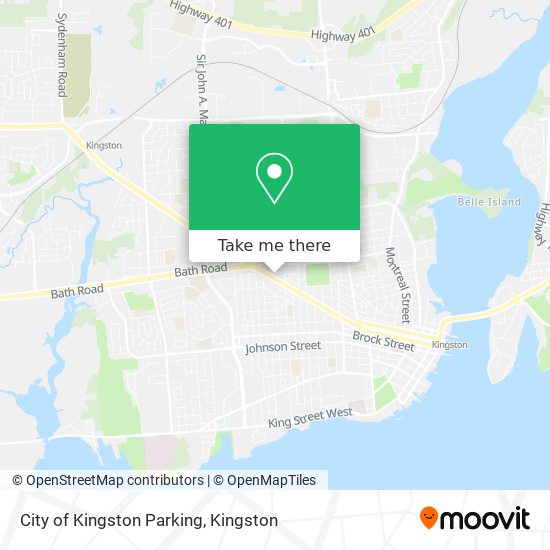 City of Kingston Parking map