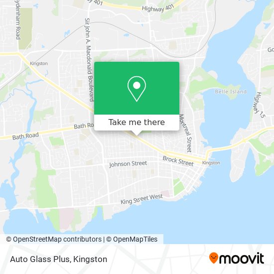 Auto Glass Plus map