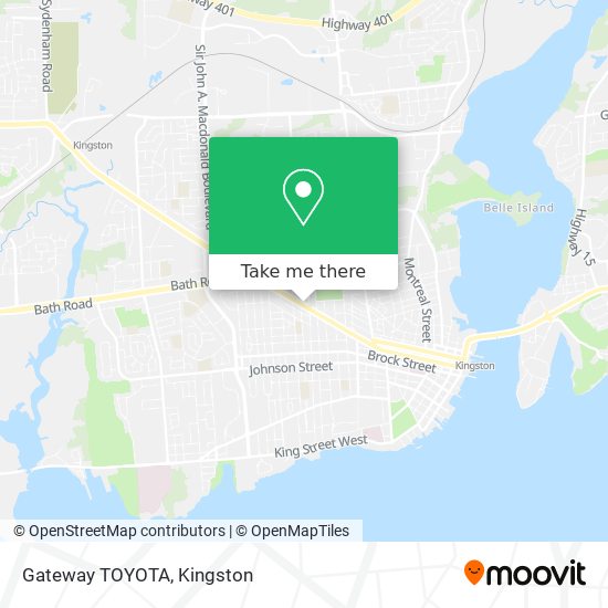 Gateway TOYOTA map