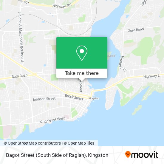 Bagot Street (South Side of Raglan) map