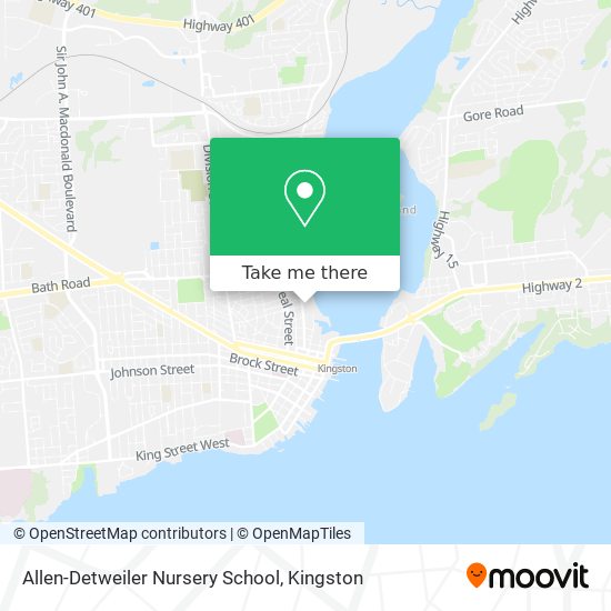 Allen-Detweiler Nursery School map