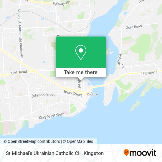 St Michael's Ukrainian Catholic CH map