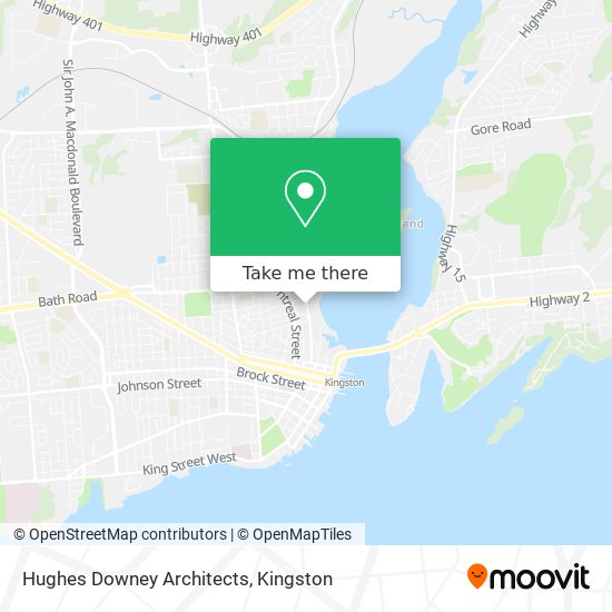 Hughes Downey Architects map