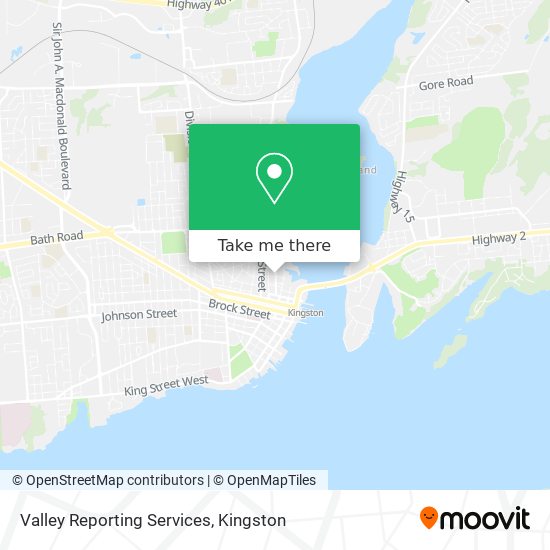 Valley Reporting Services map