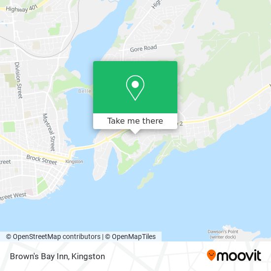 Brown's Bay Inn map