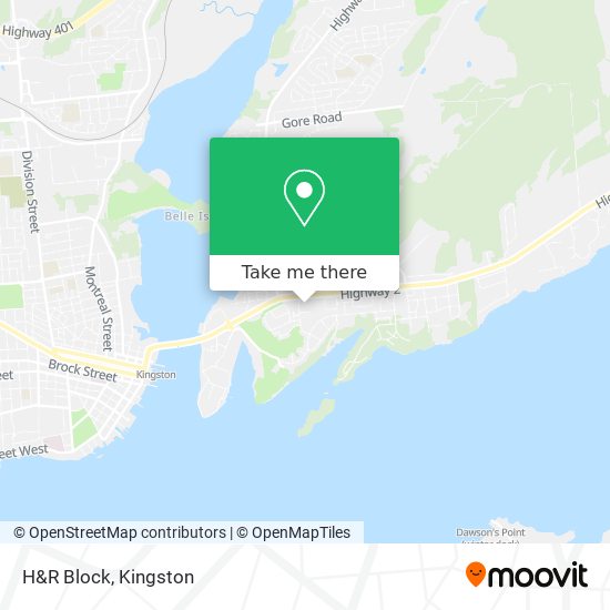 H&R Block map