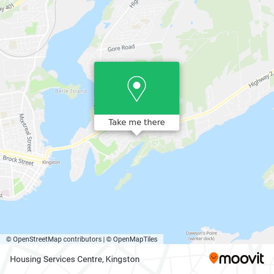 Housing Services Centre map