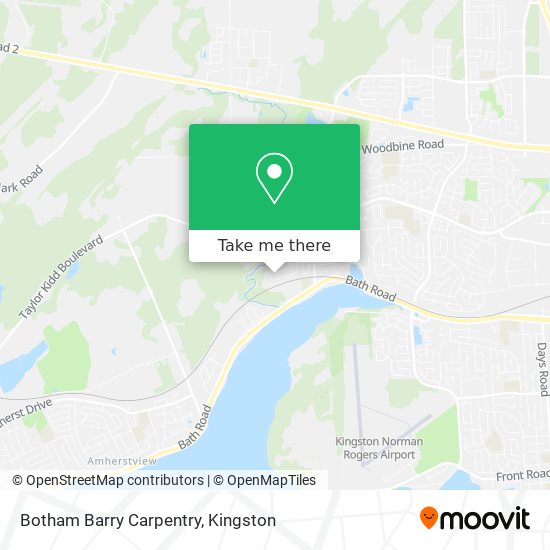 Botham Barry Carpentry map