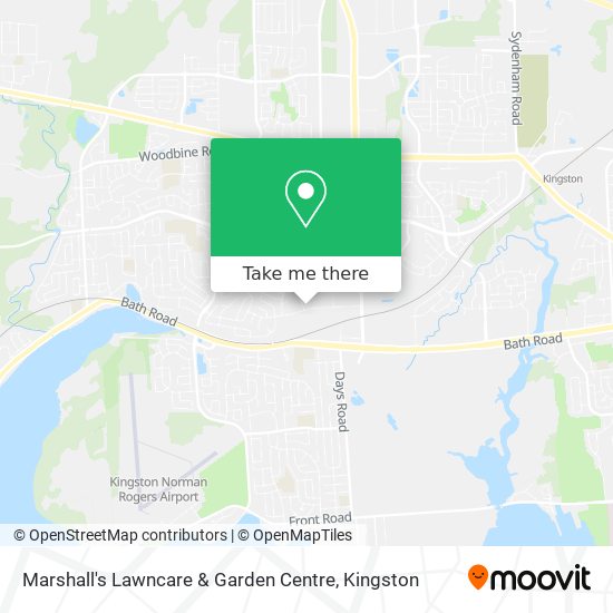 Marshall's Lawncare & Garden Centre plan