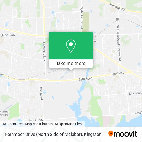 Fernmoor Drive (North Side of Malabar) map