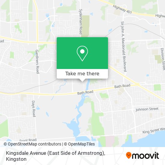 Kingsdale Avenue (East Side of Armstrong) map