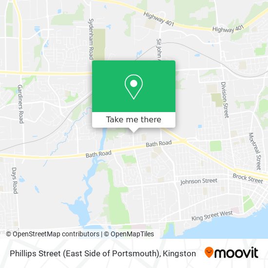 Phillips Street (East Side of Portsmouth) plan