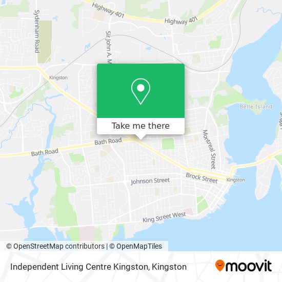 Independent Living Centre Kingston map