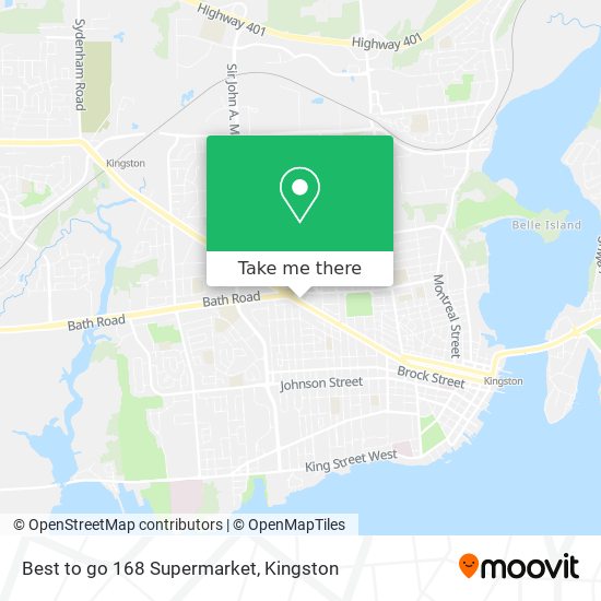 Best to go 168 Supermarket map