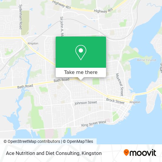 Ace Nutrition and Diet Consulting map