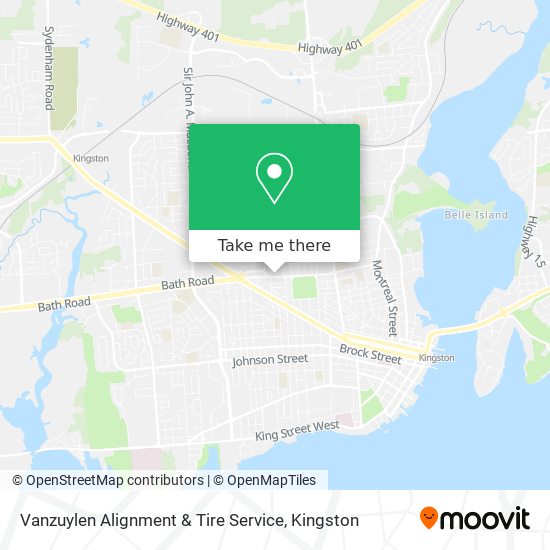 Vanzuylen Alignment & Tire Service plan