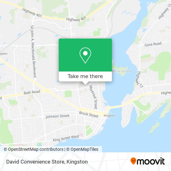 David Convenience Store map
