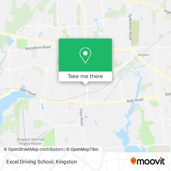 Excel Driving School map