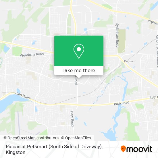 Riocan at Petsmart (South Side of Driveway) map