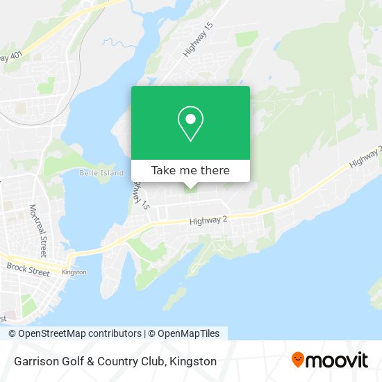 Garrison Golf & Country Club map