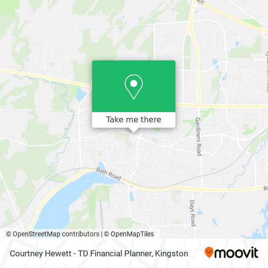 Courtney Hewett - TD Financial Planner map