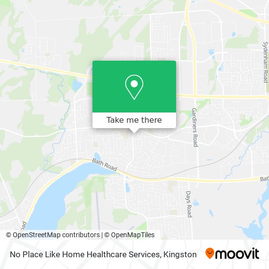 No Place Like Home Healthcare Services map