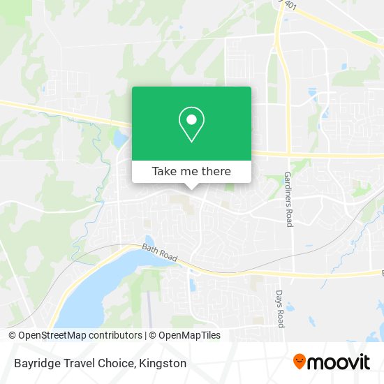 Bayridge Travel Choice map