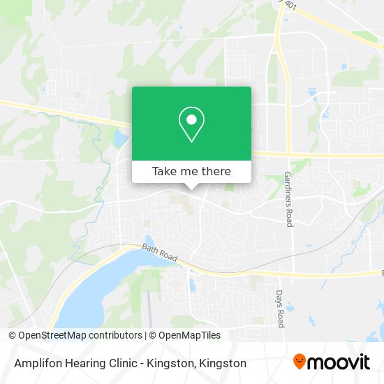 Amplifon Hearing Clinic - Kingston map