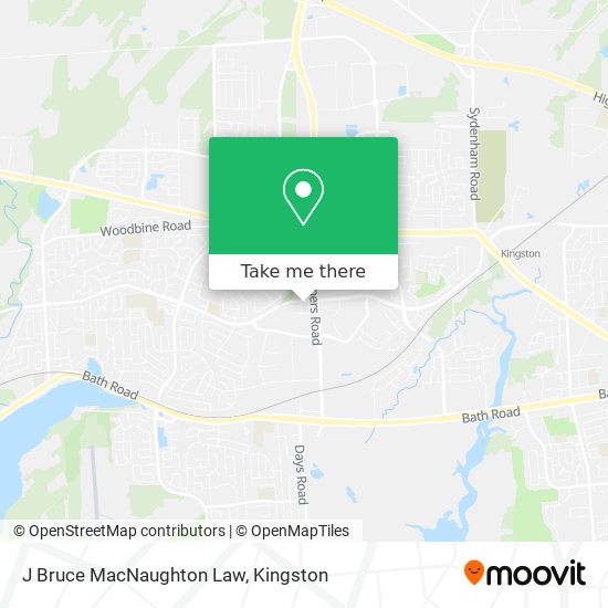 J Bruce MacNaughton Law map