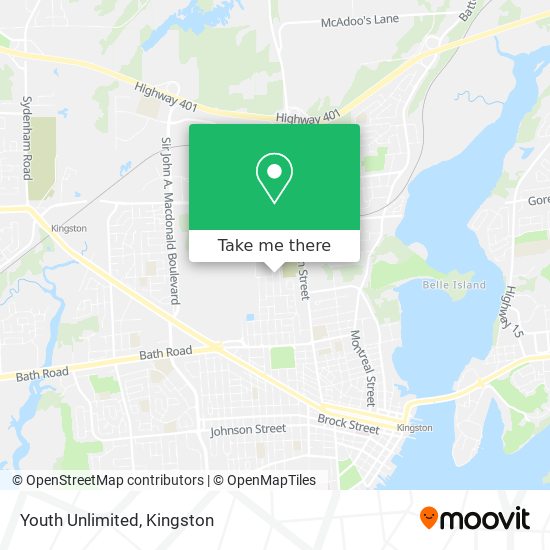 Youth Unlimited map