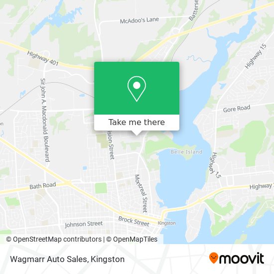 Wagmarr Auto Sales map