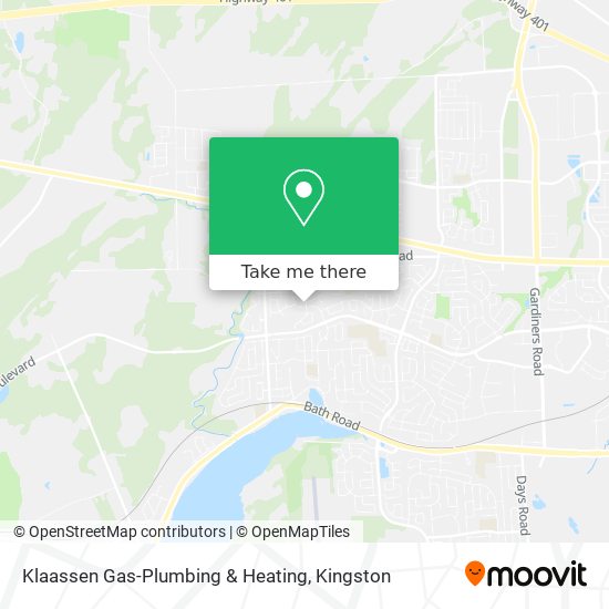 Klaassen Gas-Plumbing & Heating plan