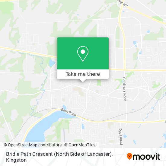 Bridle Path Crescent (North Side of Lancaster) map