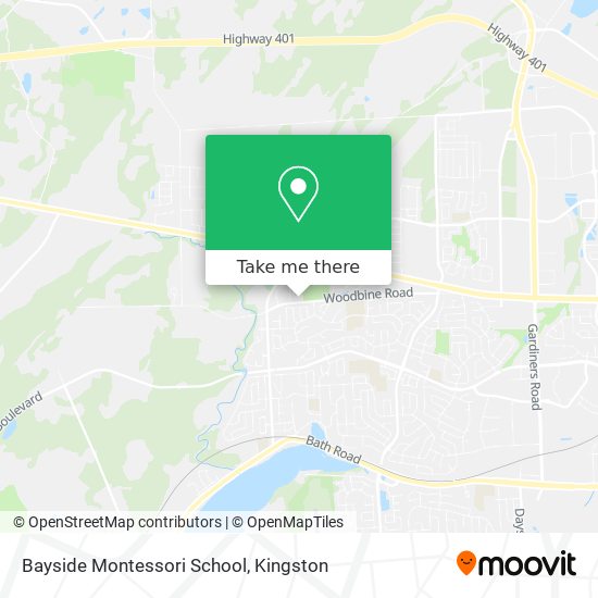 Bayside Montessori School map