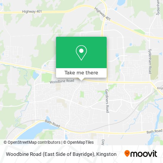 Woodbine Road (East Side of Bayridge) map
