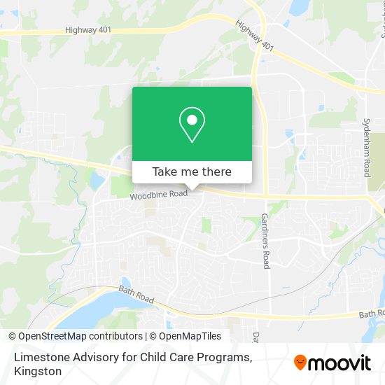 Limestone Advisory for Child Care Programs map