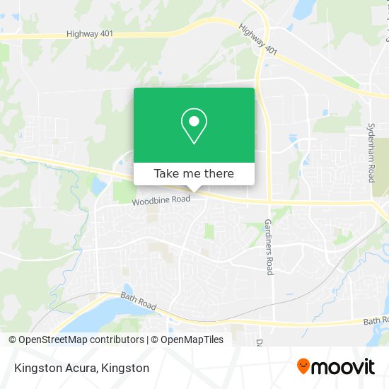 Kingston Acura map