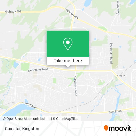 Coinstar map