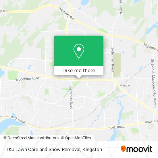 T&J Lawn Care and Snow Removal map