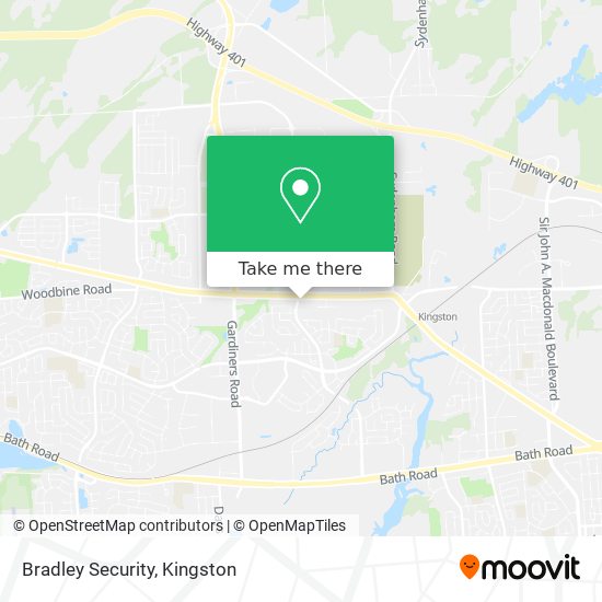 Bradley Security map