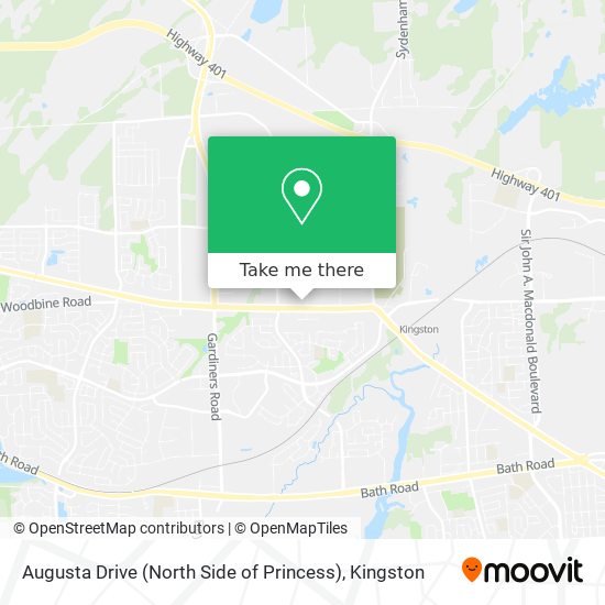 Augusta Drive (North Side of Princess) map