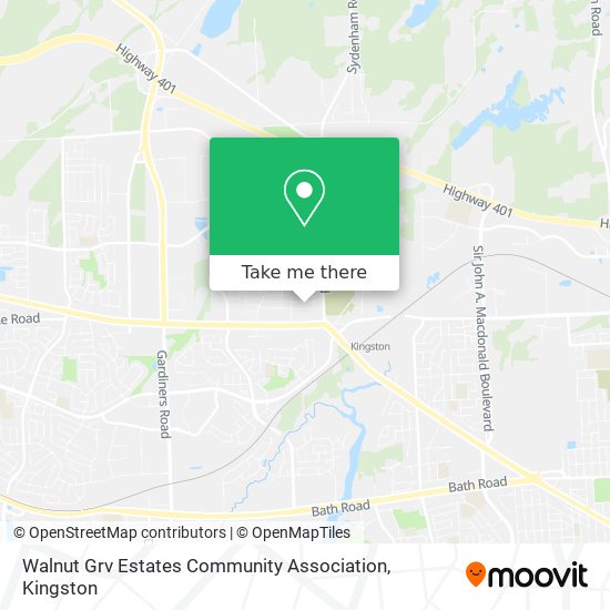 Walnut Grv Estates Community Association map