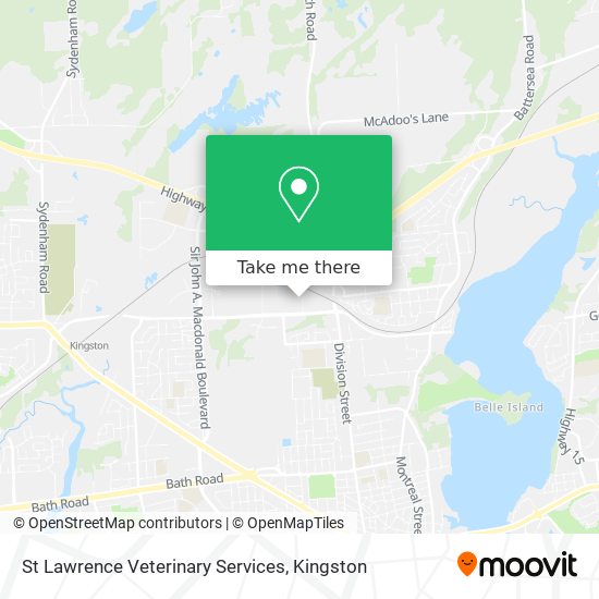 St Lawrence Veterinary Services map